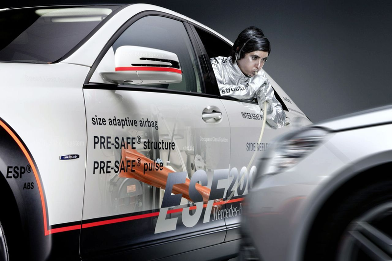 Illustration for article titled Caption This: Mercedes Safety Concept Models